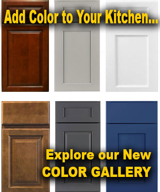 Choose Your Cabinets by Color!