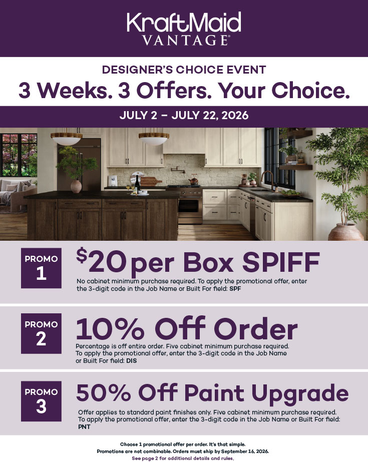 Kraftmaid Promo July 2026