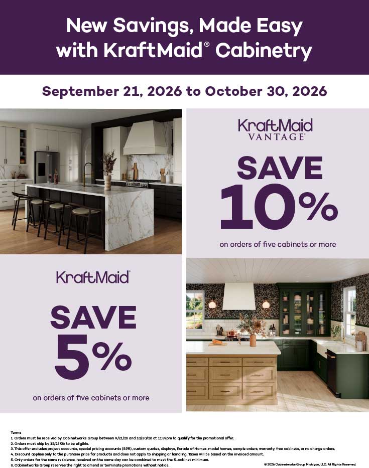 Kraftmaid Promo October 2026
